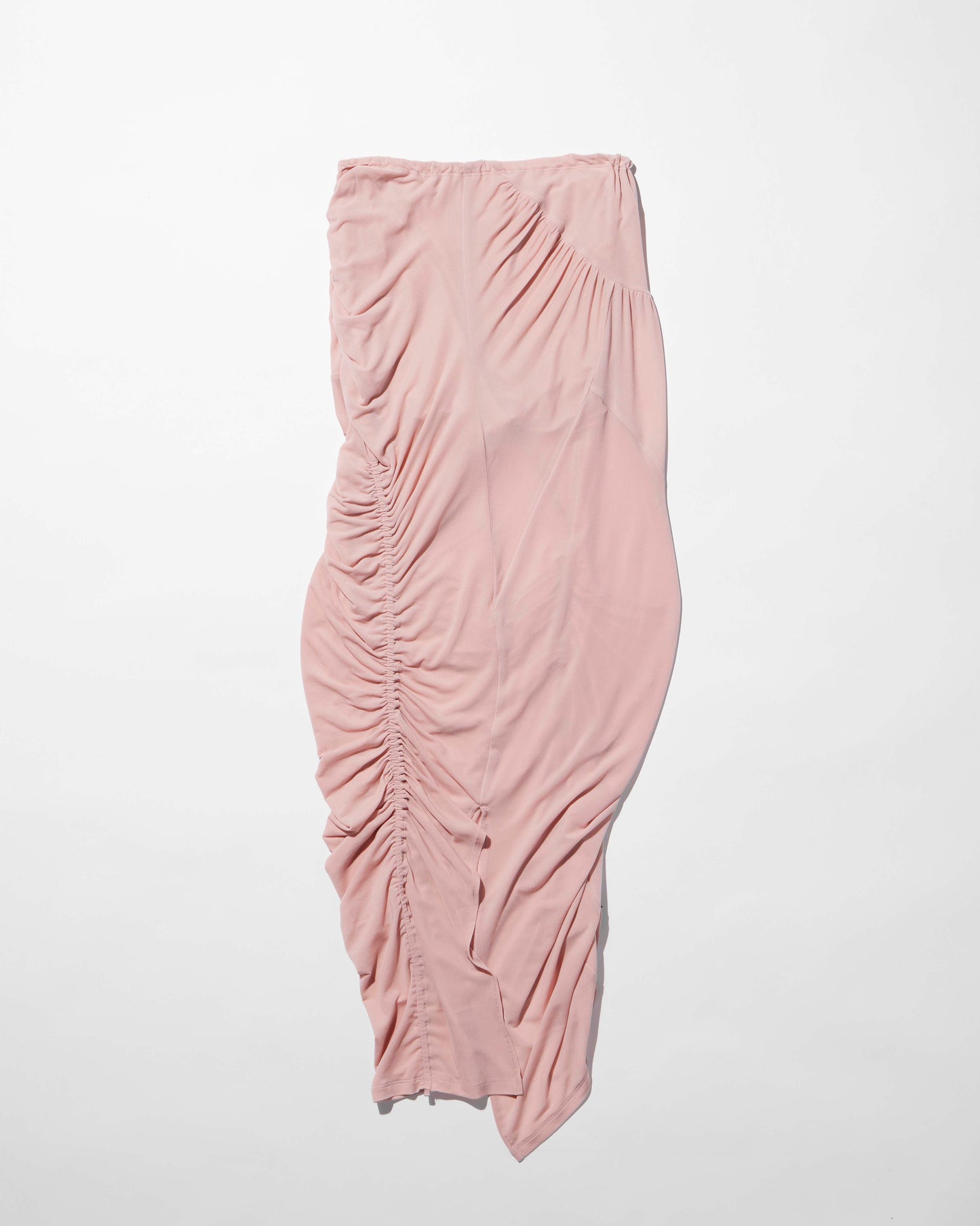 stretch layered skirt / M266SK07 - pink