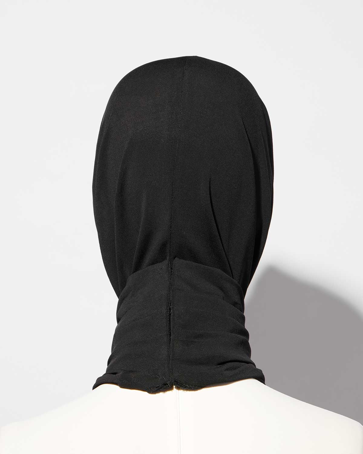 stretch layered hijab / M259AC02 - black - mukcyen online