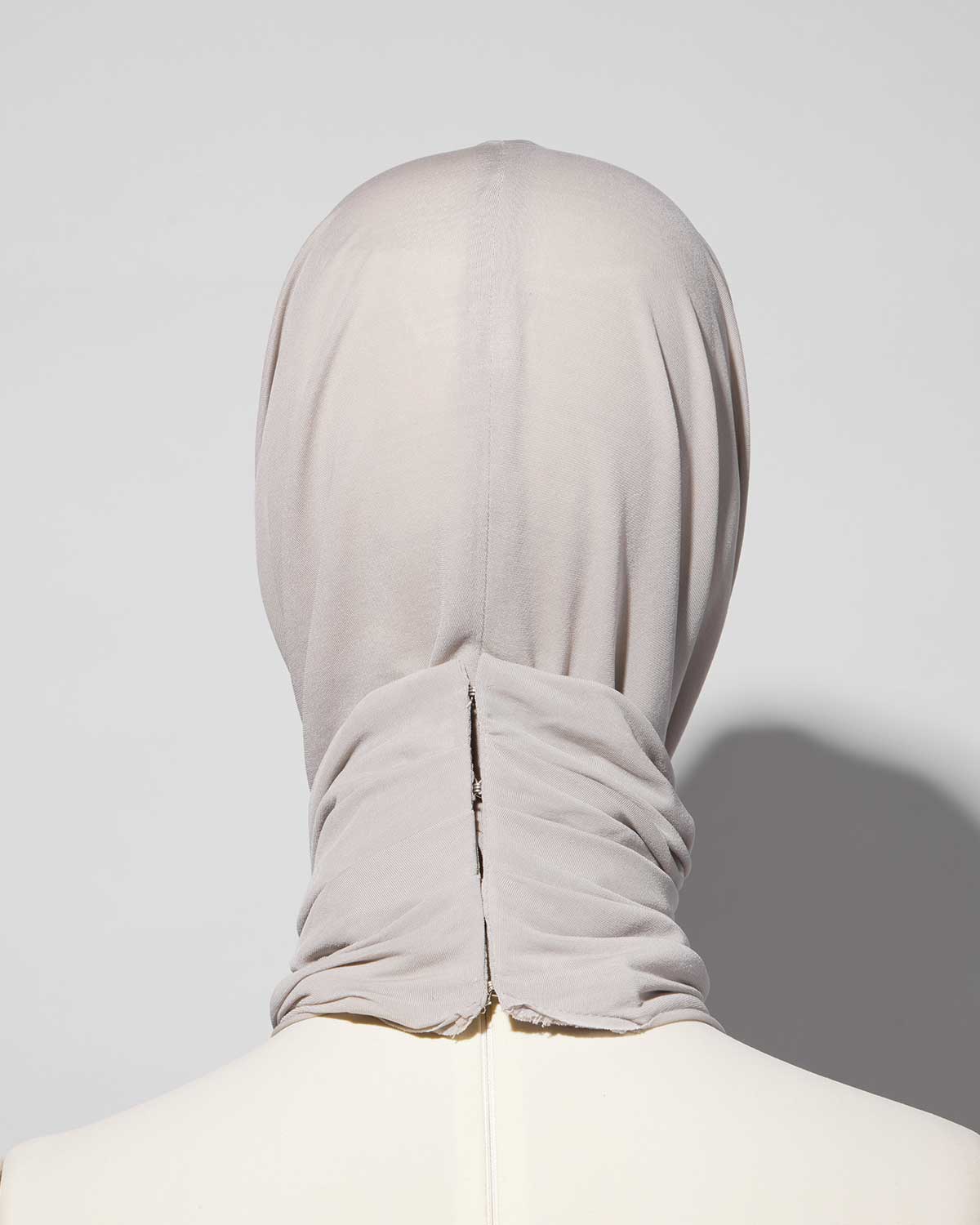stretch layered hijab / M259AC02 - gray - mukcyen online