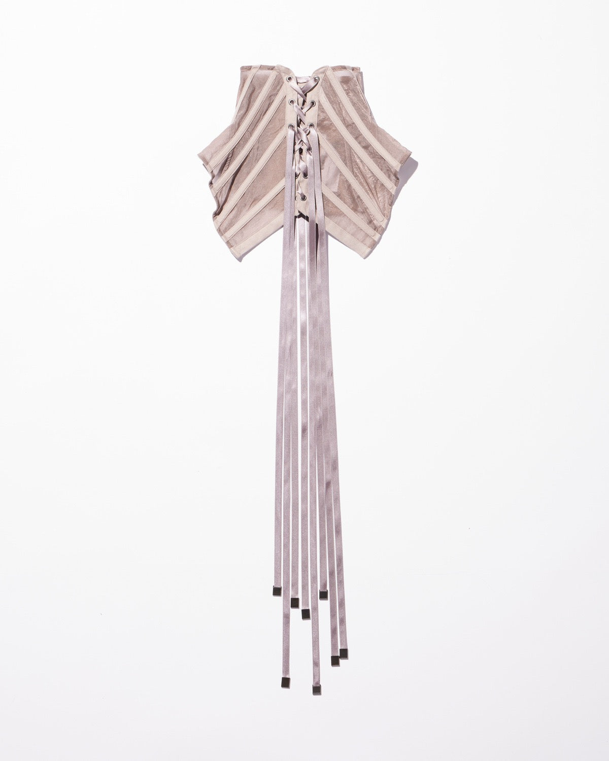 neck corset / M259CS05 - rose brown - mukcyen online