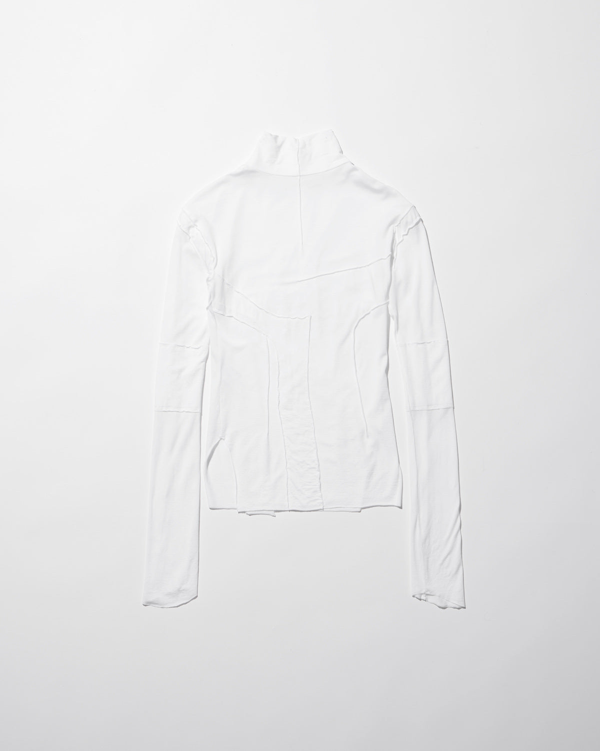 gauze high neck top / M259TS06 - off white - mukcyen online