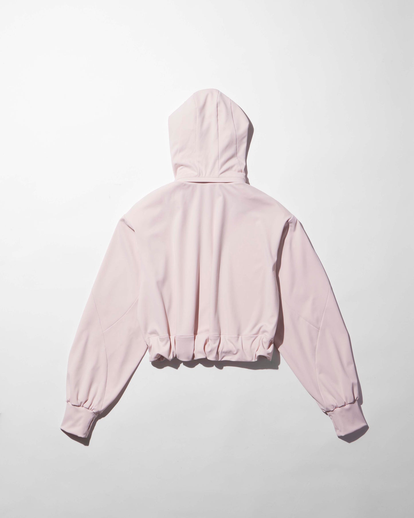 reversible structured zip hoodie / M266HD01 - pink