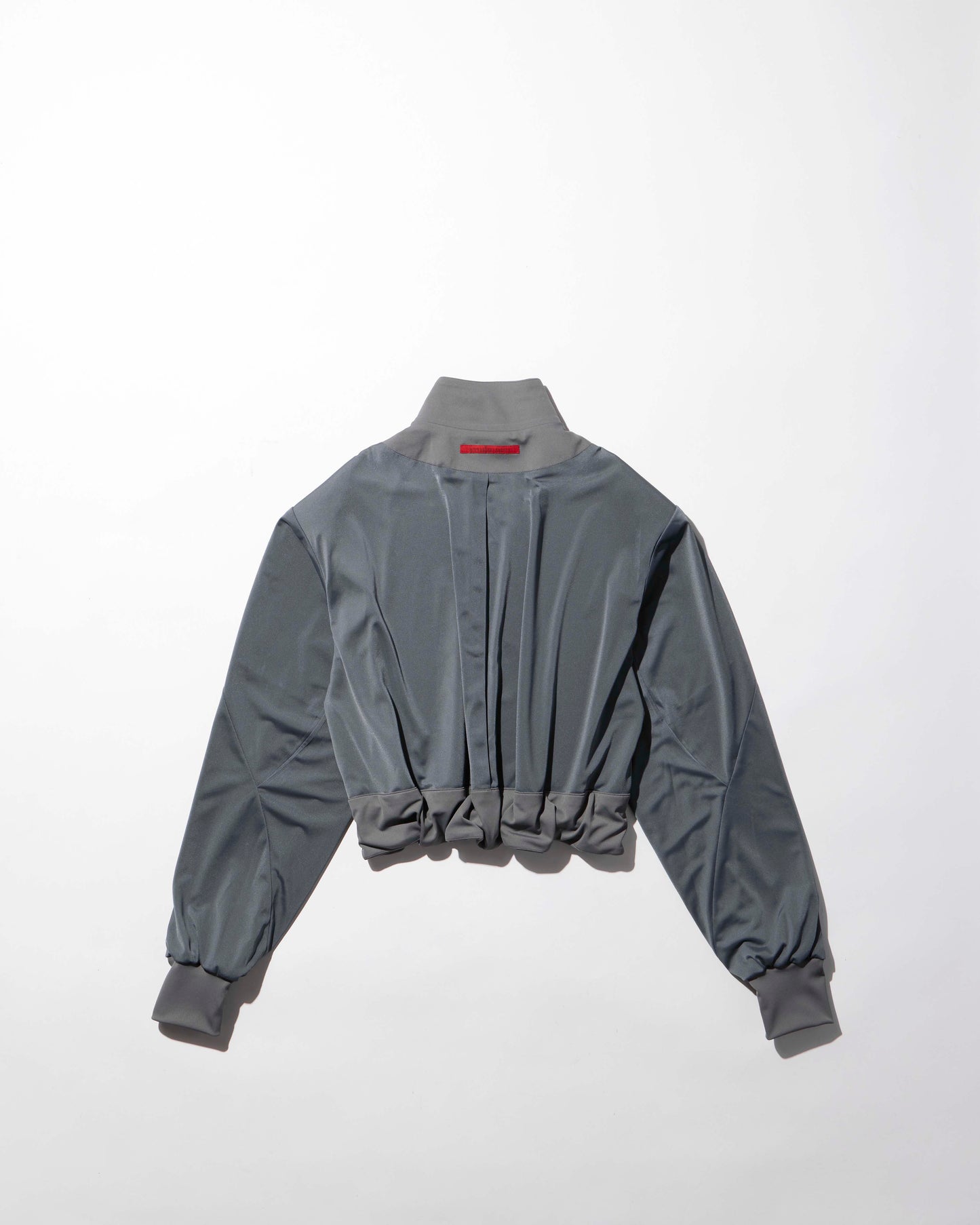 reversible structured zip hoodie / M266HD01 - gray