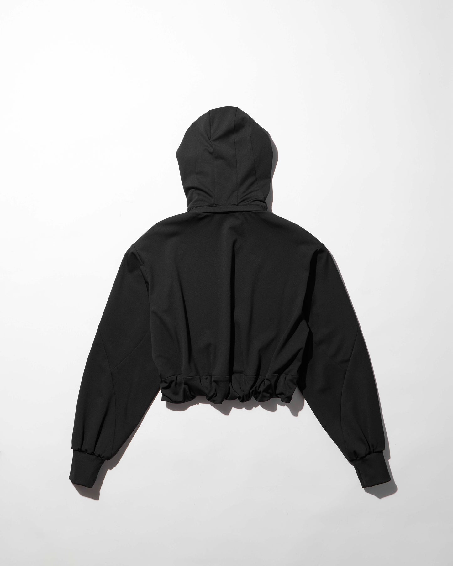 reversible structured zip hoodie / M266HD01 - black
