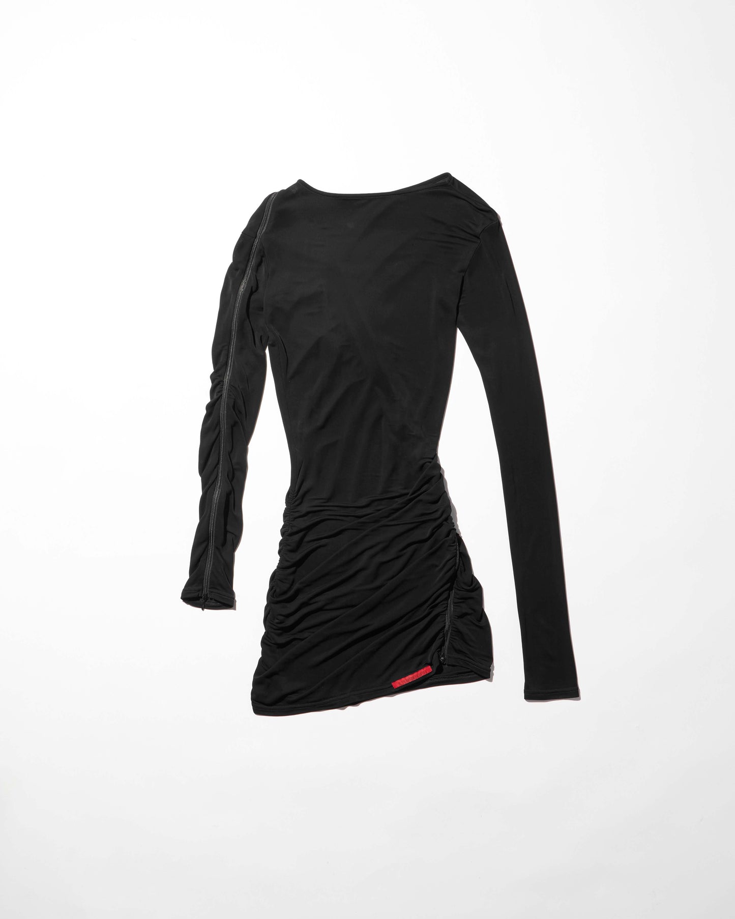 trace zip dress / M266DR01 - black