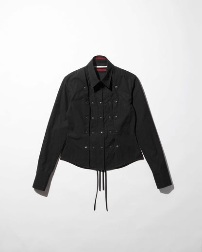 protocol spine shirt / M266SH02 - black