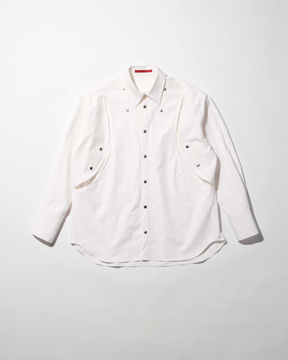 protocol spine shirt L / M266SH03 - white