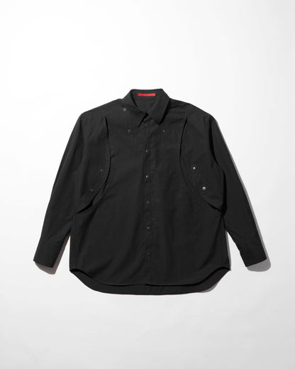 protocol spine shirt L / M266SH03 - black