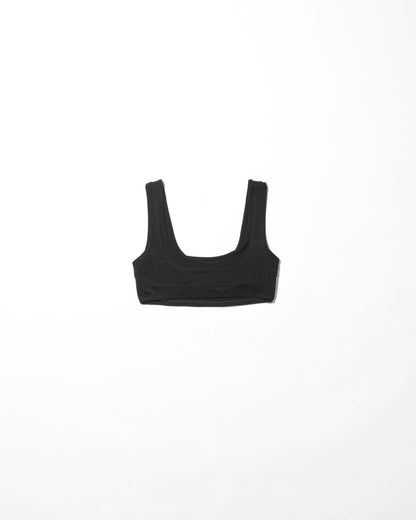 layered contour bra / M266TS61 - black