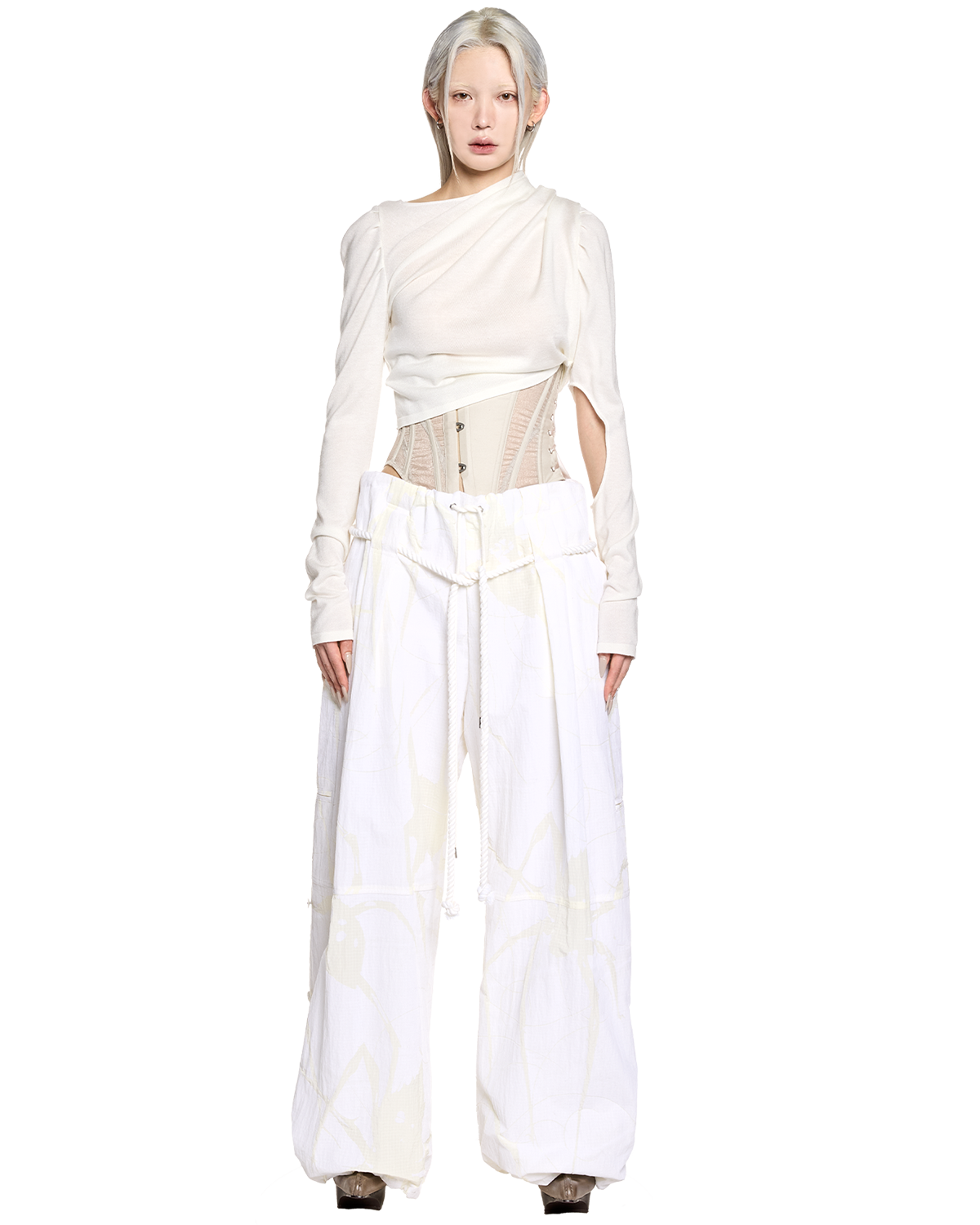 corset / M259CS01 - ecru - mukcyen online