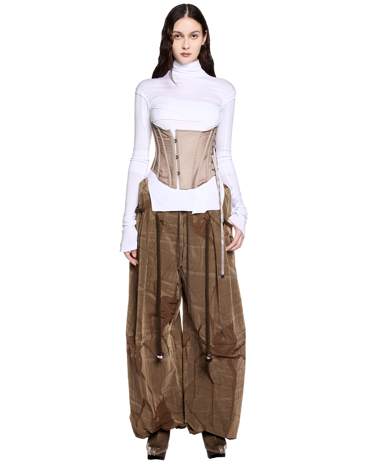 corset / M259CS01 - rose brown - mukcyen online