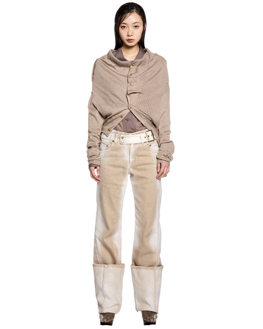 ﬂux shirt / M259SH03 - rose brown - mukcyen online