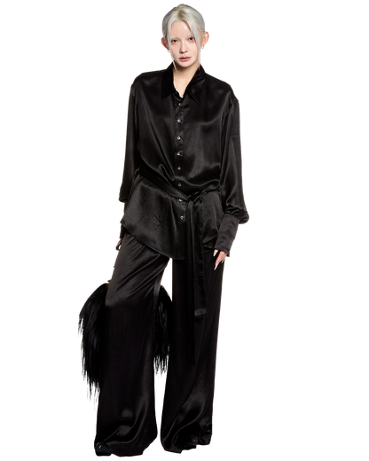 goat fur bag / M259AC05 - black - mukcyen online
