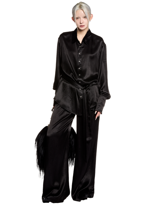goat fur bag / M259AC05 - black - mukcyen online