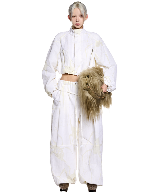 goat fur bag / M259AC05 - greige - mukcyen online