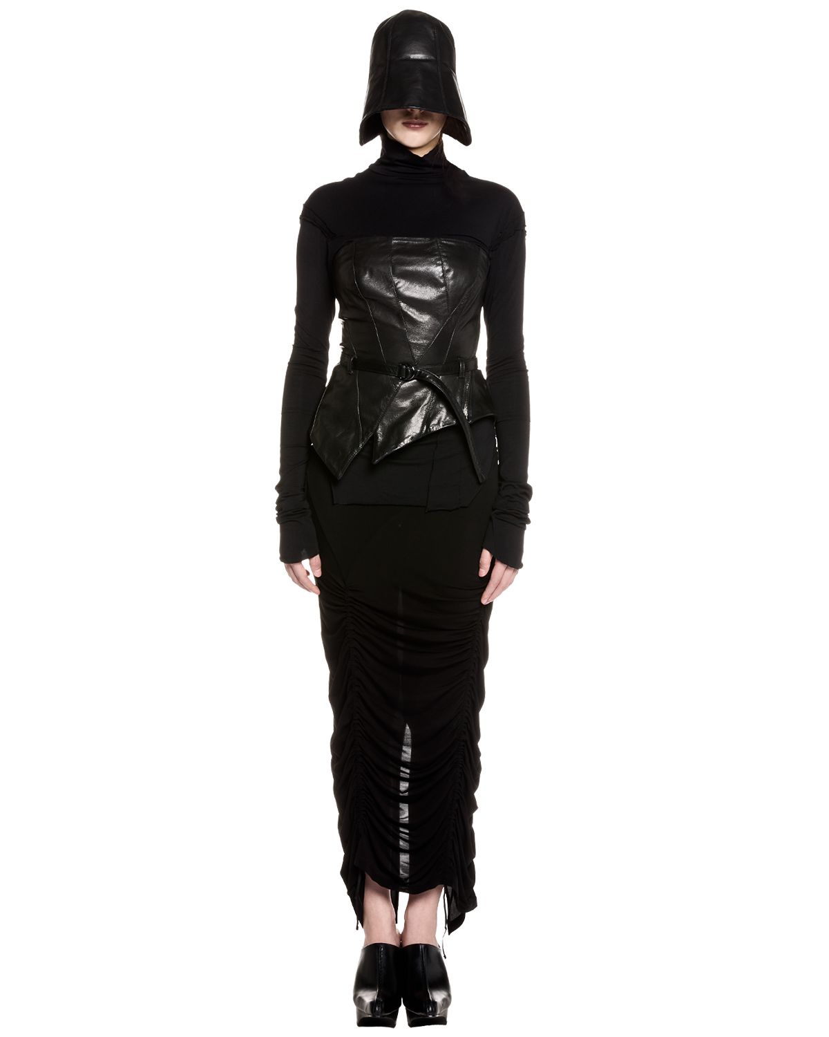 leather tube top / M259TS05 - black - mukcyen online