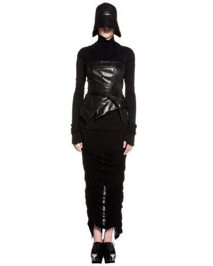 leather tube top / M259TS05 - black - mukcyen online