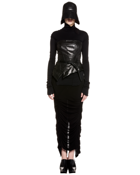 leather tube top / M259TS05 - black - mukcyen online