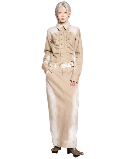 arch bridge-gete mule / M259AC01 - khaki gray - mukcyen online