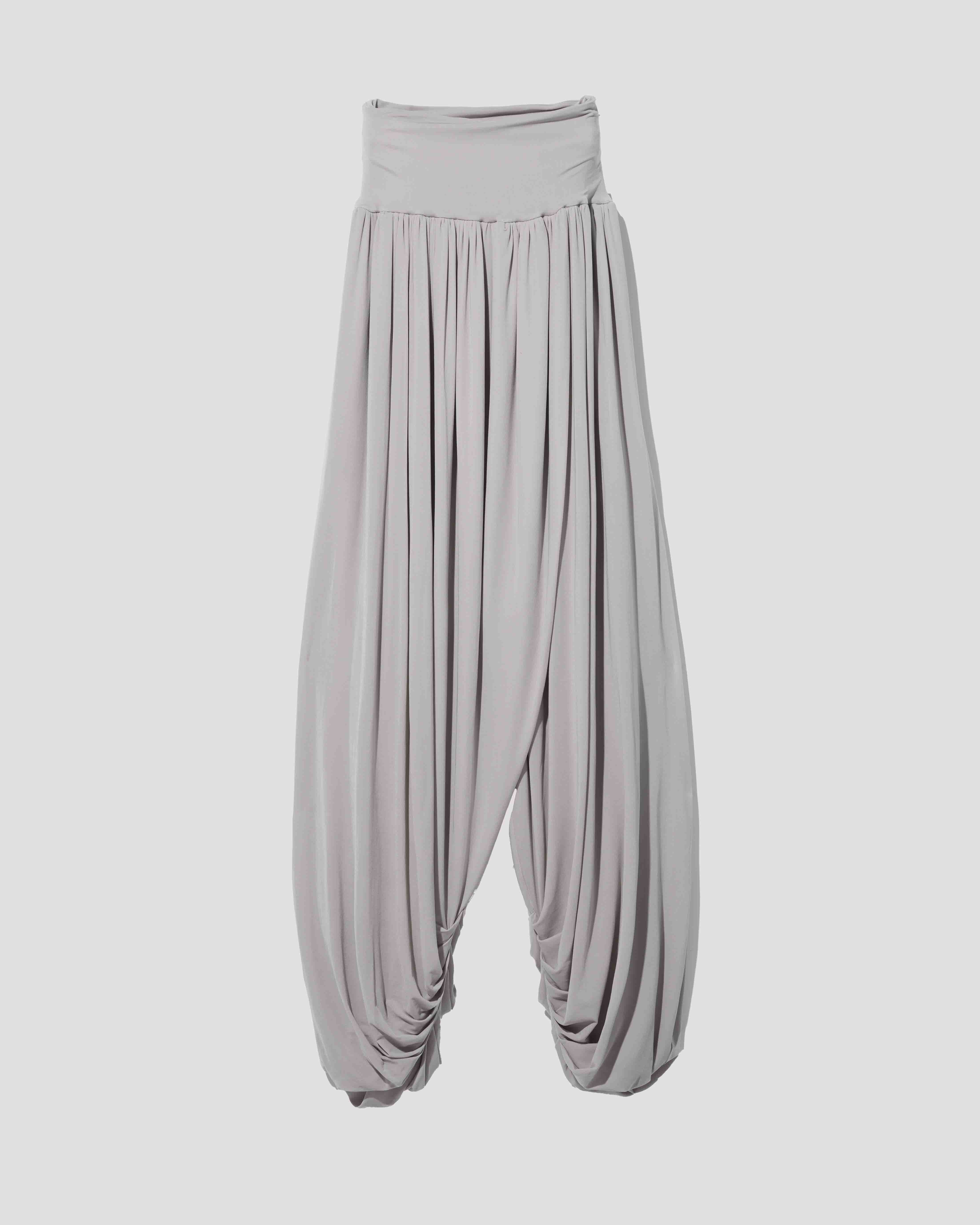 skin fluid trousers / M269PT11 - gray
