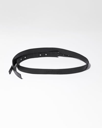 narrow layered belt / M266AC09 - black