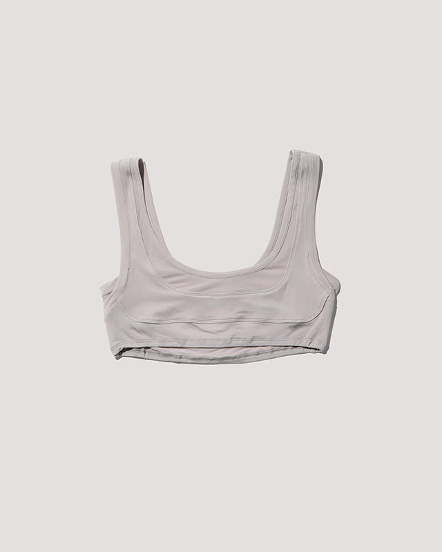 layered contour bra / M266TS61 -gray