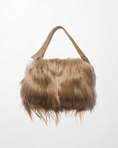 goat fur bag / M259AC05 - greige - mukcyen online