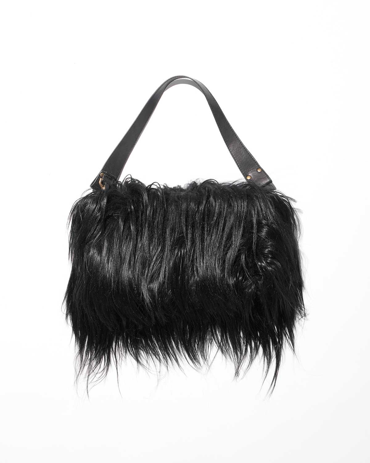 goat fur bag / M259AC05 - black - mukcyen online