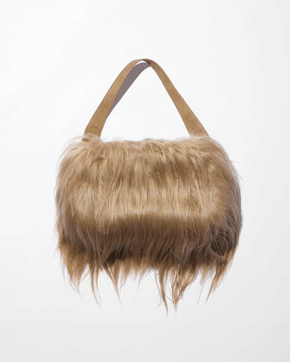 goat fur bag / M259AC05 - greige - mukcyen online