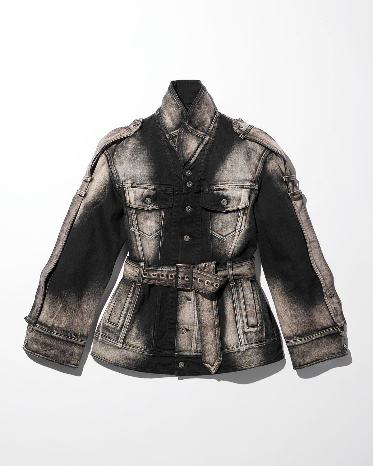 over denim jacket / M259BL01 - black - mukcyen online