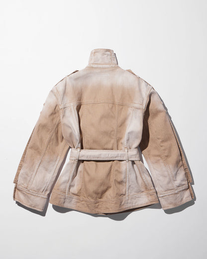 over denim jacket / M259BL01 - beige - mukcyen online