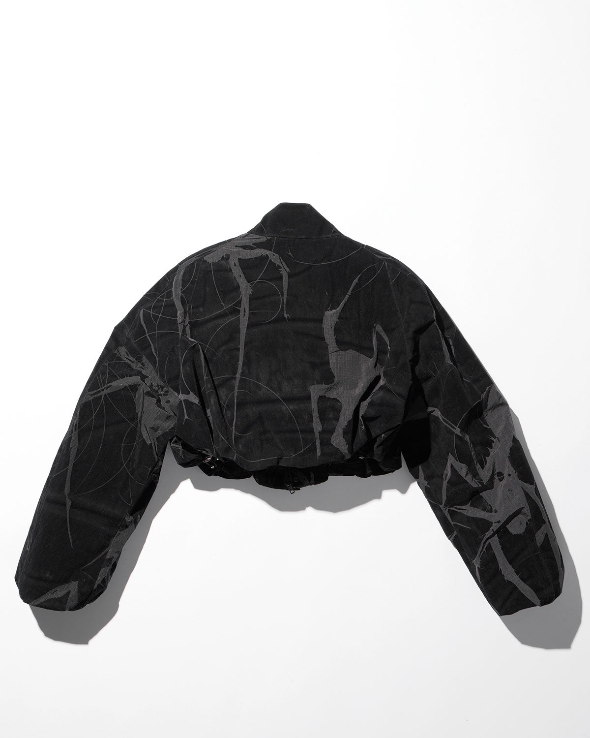 spider ﬂocky track jacket / M259BL02 - black - mukcyen online