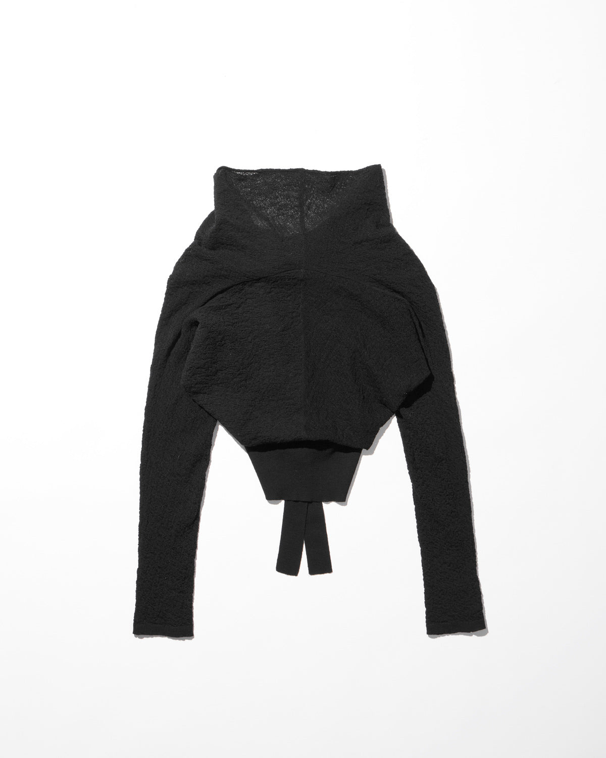 deformed knit cardigan / M259CD02 - black - mukcyen online