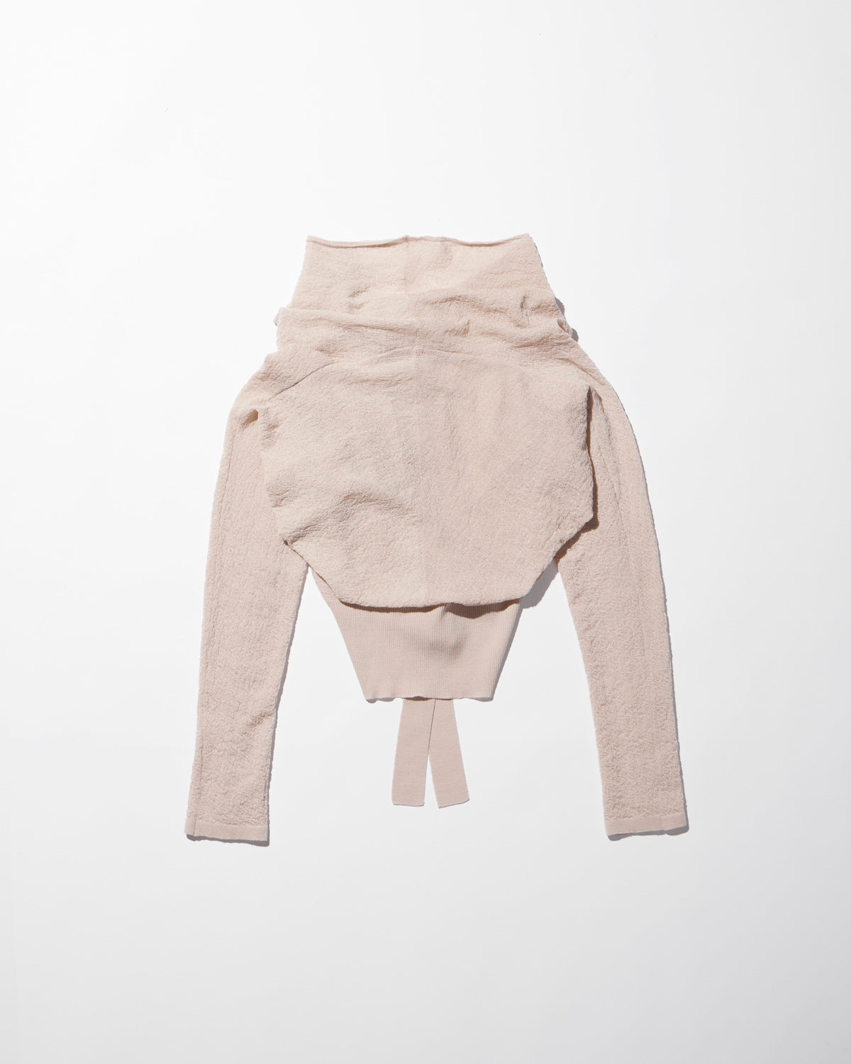 deformed knit cardigan / M259CD02 - ivory - mukcyen online