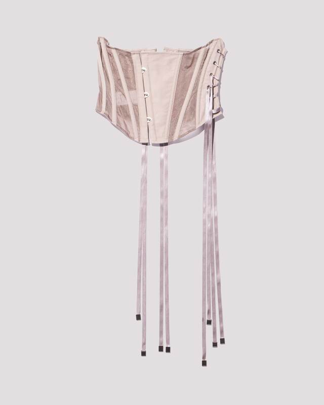 corset / M259CS01 - rose brown