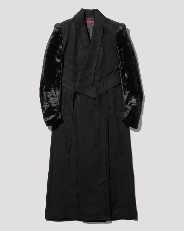 quicksand maxi coat / M259CT01 - black