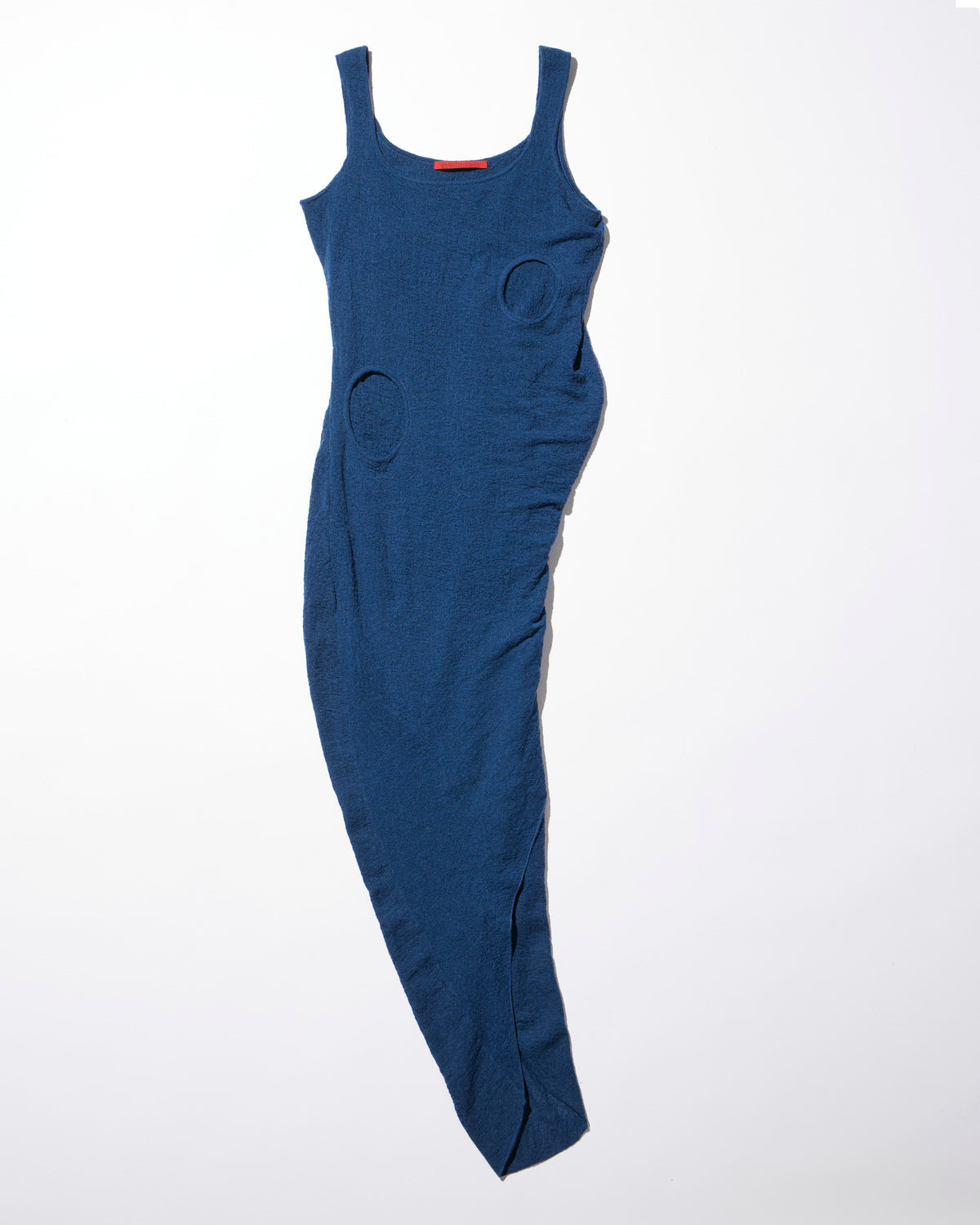 draped knit dress / M259DR02 - navy - mukcyen online