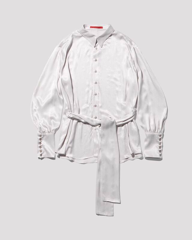 blousing shirt / M259SH01 - ecru