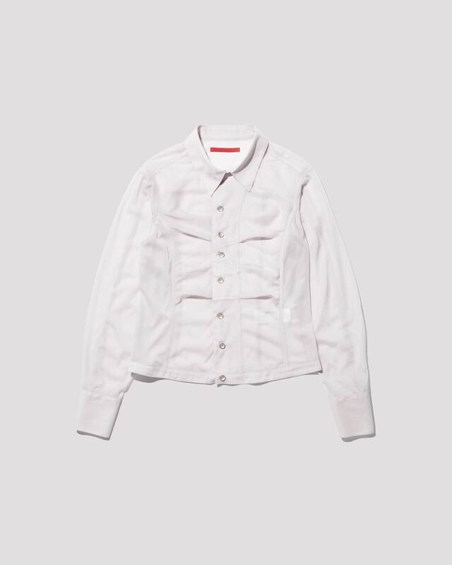 ﬂux shirt / M259SH03 - ecru