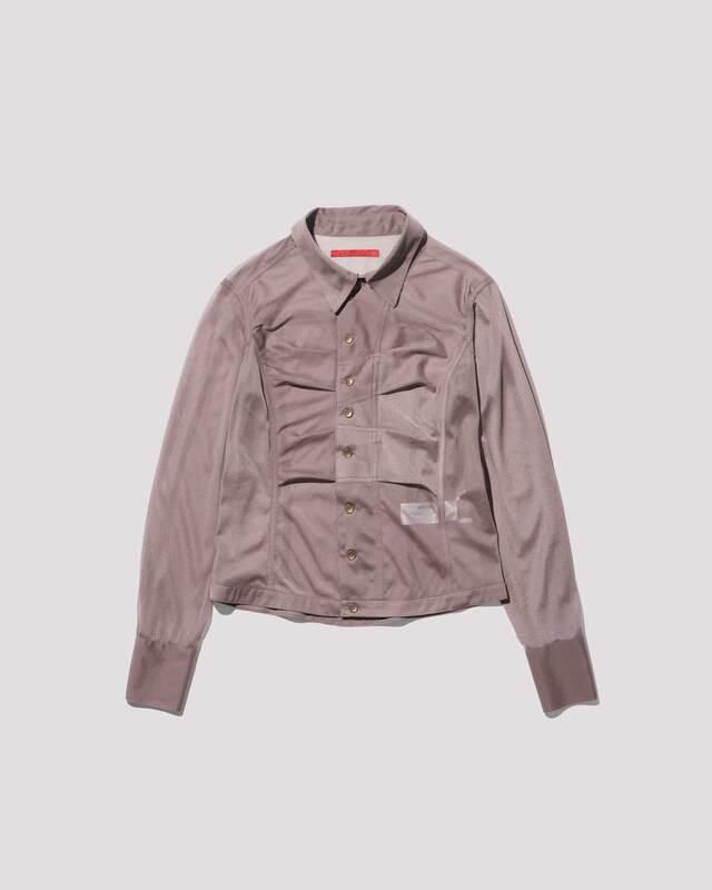 ﬂux shirt / M259SH03 - rose brown
