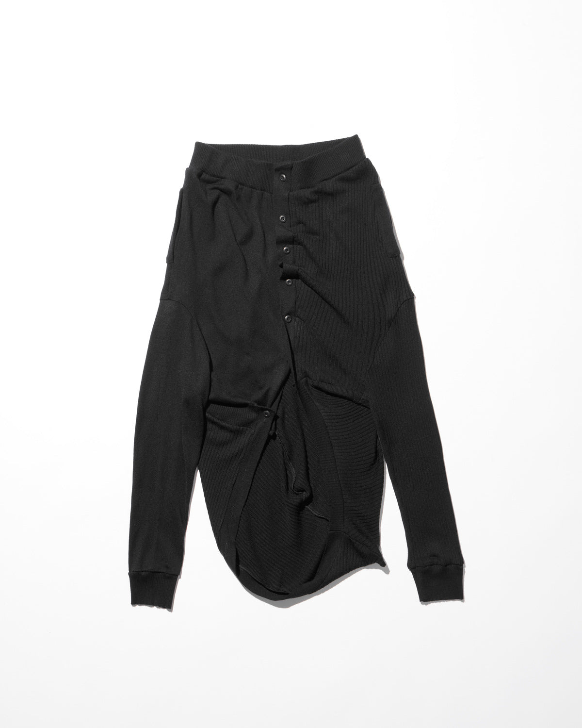 deformed knit skirt / M259SK07 - black - mukcyen online