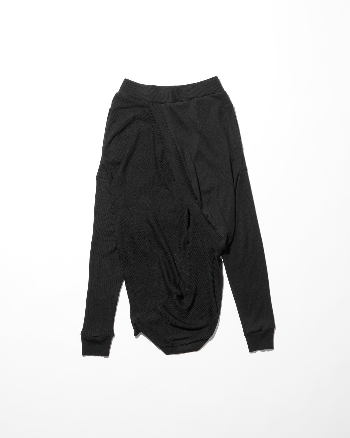 deformed knit skirt / M259SK07 - black - mukcyen online