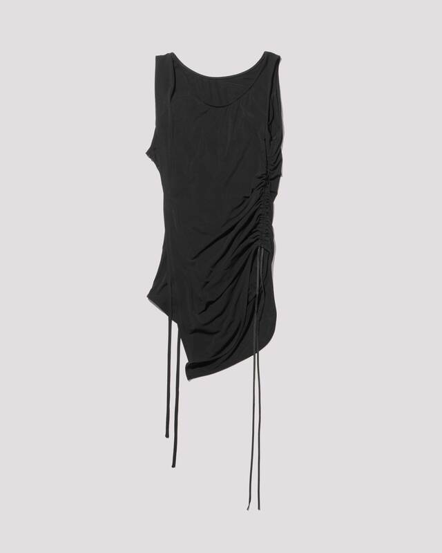 stretch layered tanktop / M259TS02 - black