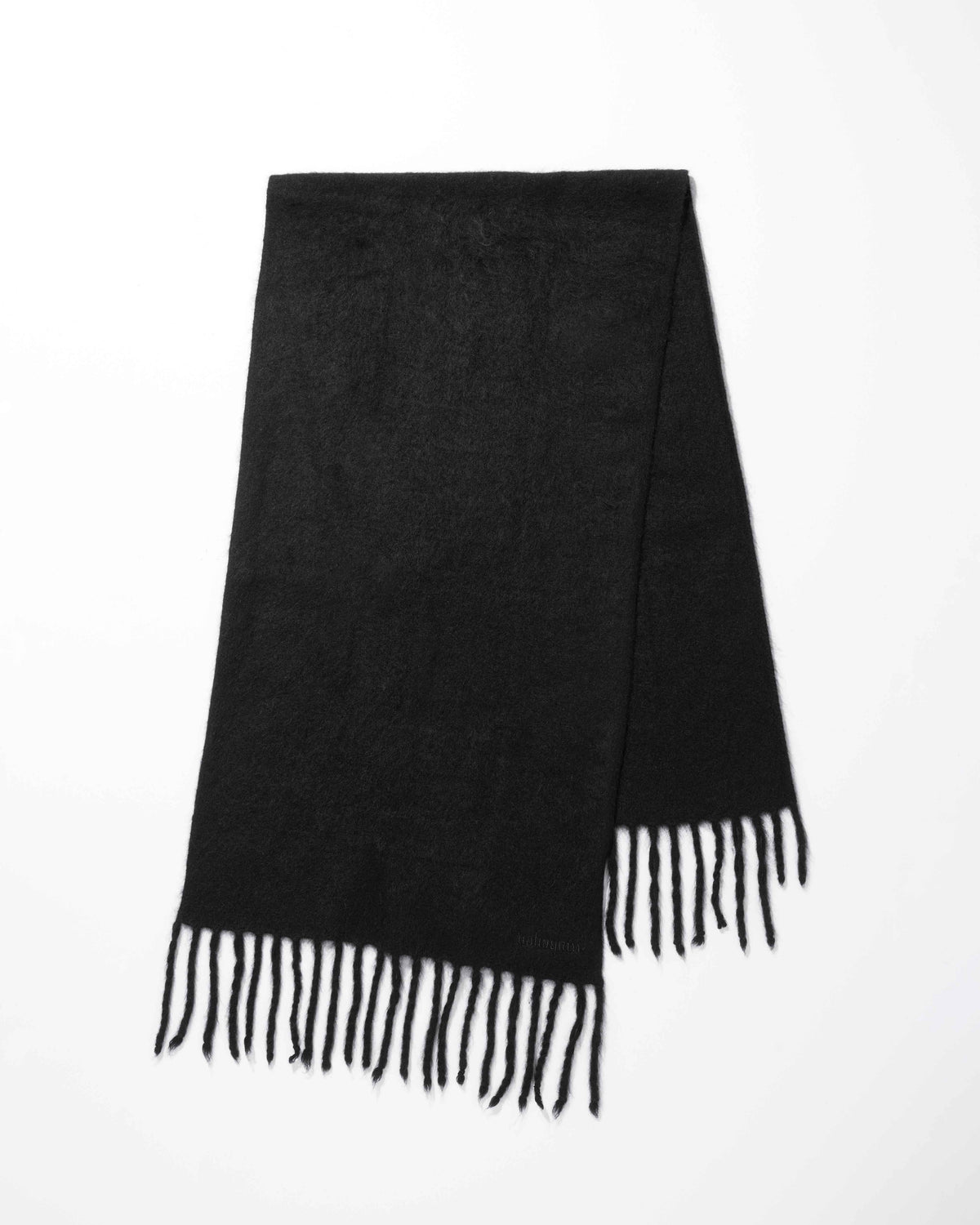 yak knit scarf / M269AC04 - black