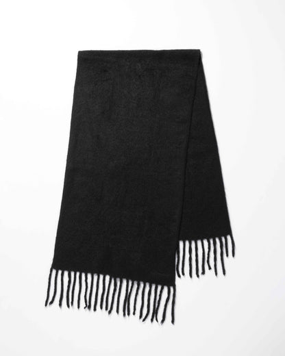 yak knit scarf / M269AC04 - black
