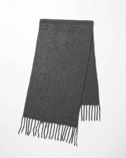 yak knit scarf / M269AC04 - gray