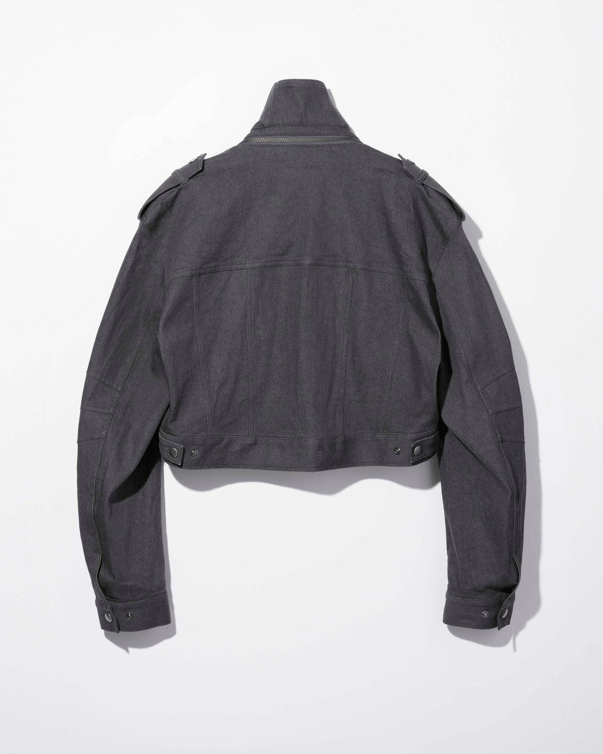 u zip denim jacket / M269BL04 - rock gray