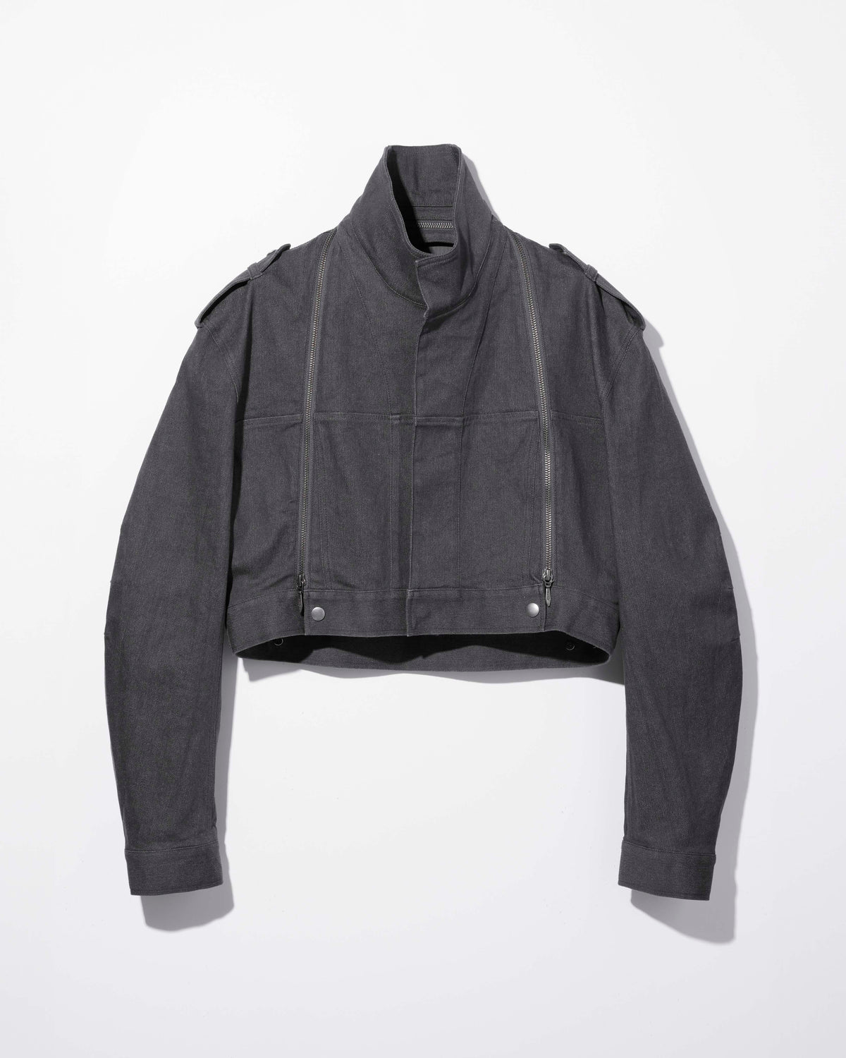 u zip denim jacket / M269BL04 - rock gray
