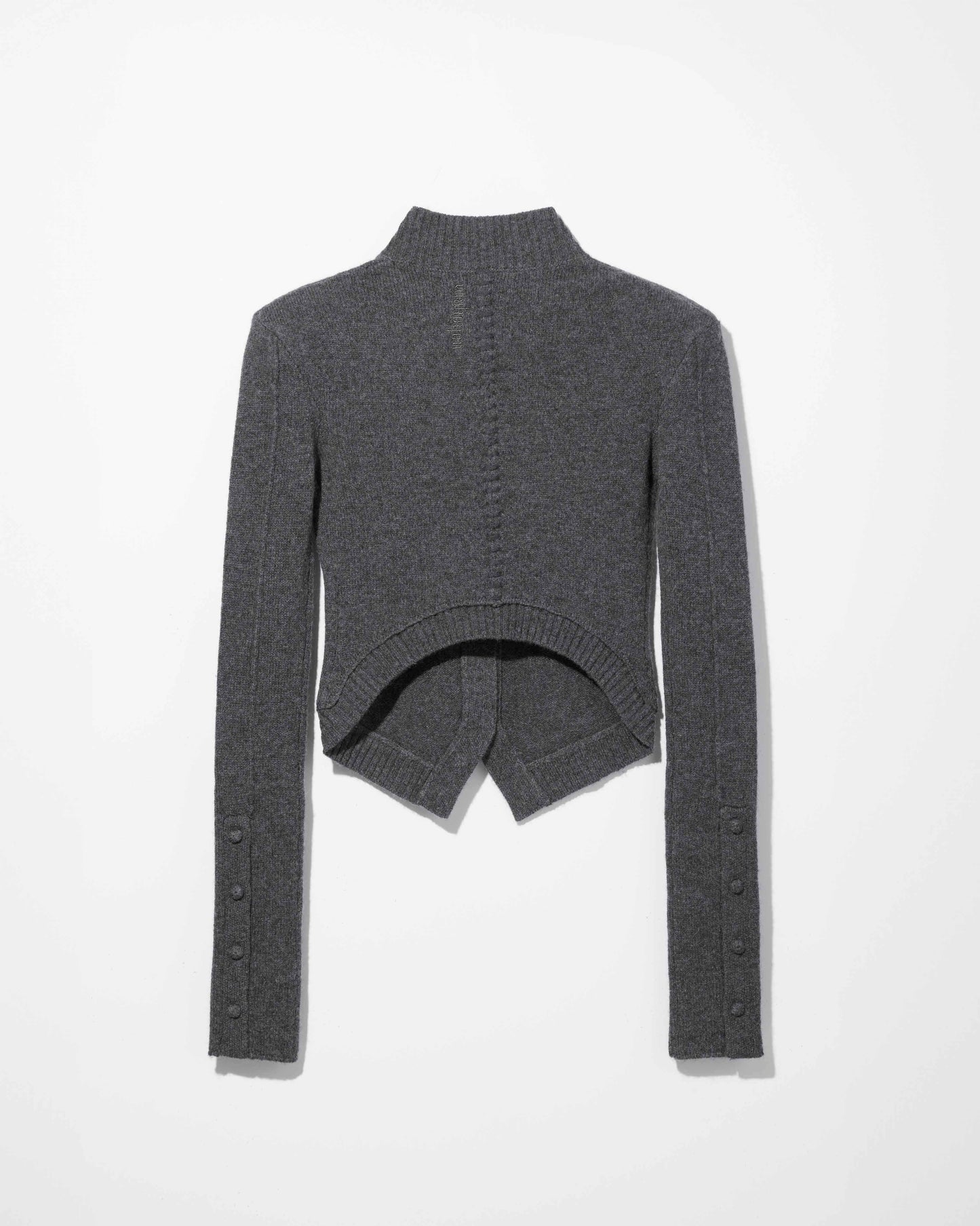 yak arc cardigan / M269CD02 - gray