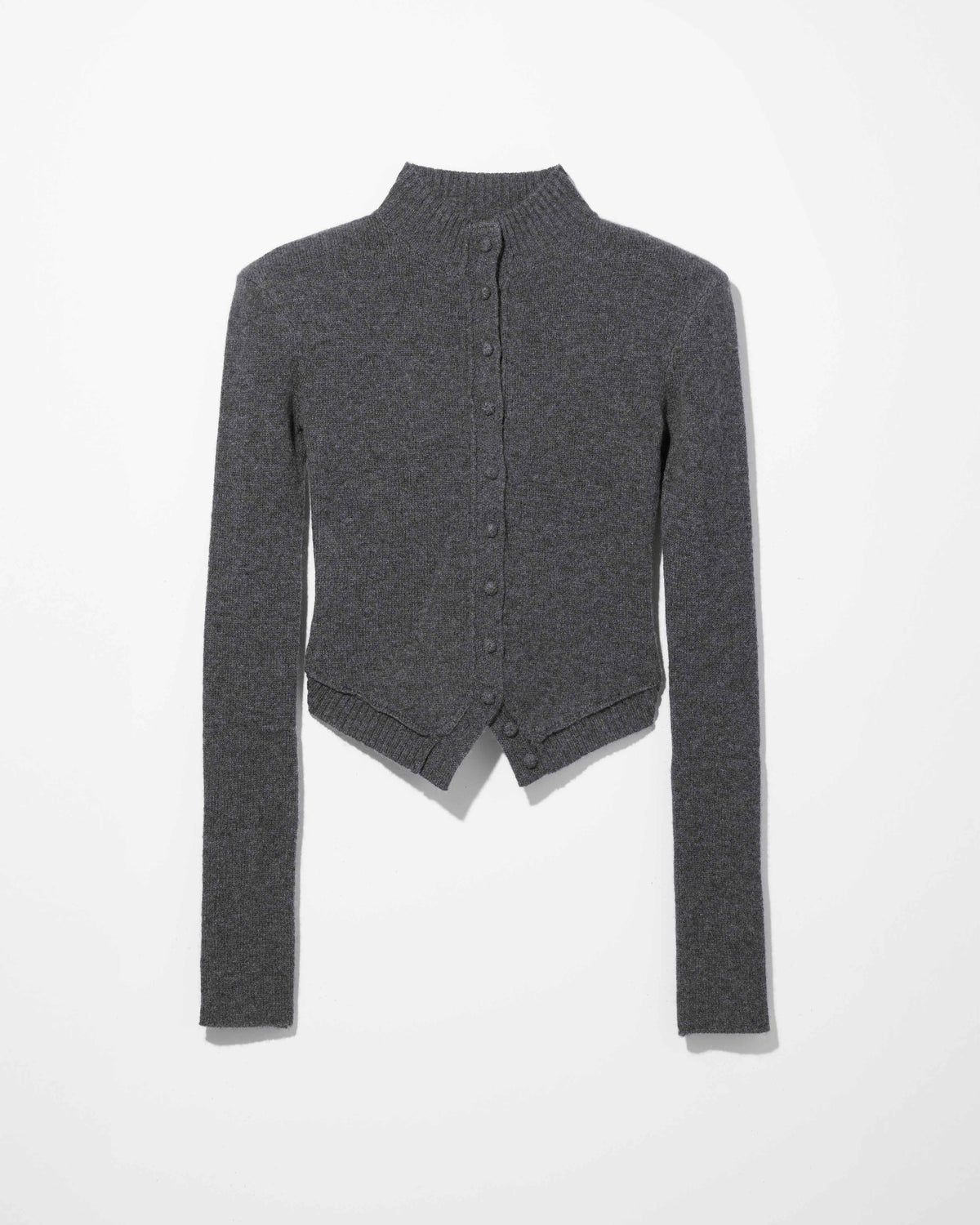 yak arc cardigan / M269CD02 - gray
